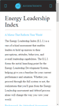 Mobile Screenshot of energy-leadership.com