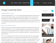 Tablet Screenshot of energy-leadership.com